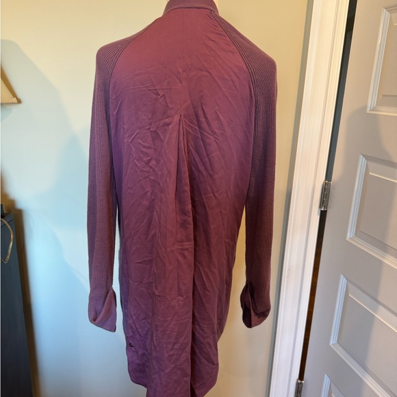 Lululemon Womens Still At Ease Wrap Cardigan Sweater Sz 4 Vintage Plum Purple - Picture 5 of 6